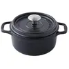 INVICTA Cocotte ronde en fonte - Ø24 cm - Noir