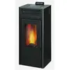 Habitat et Jardin Poêle à granulé Monobloc "Nola 7" - 112.5 x 45.5 x 50 cm - 3 à 7 KW - Noir