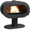 Poêle à bois - INVICTA Fifty sur pied - 10 Kw - Bûches 60 cm