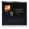 Deville deville - cuisinière à bois 9kw bleu nuit - c086ab-06