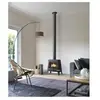 Deville deville - poêle à bois 8kw fonte anthracite - c07768-06