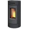 Poêle à Granulés Deville Tangara C077fc-09-ibc6 Gris FoncÉ
