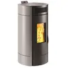 Invicta Poêle à granulés Lodi 10 Wi-Fi   Poêle à pellets - 3 à 9,5 kW - Gris