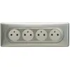 Legrand - celiane kit 4 prises de courant encombrement réduit titane 210200227