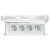 LEGRAND Kit Essentiel Mosaic 4 prises de courant + support + cadre saillie
