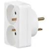 LEGRAND Adaptateur 2P+T 2 fiches 16A sur socle 20A