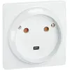 Legrand Socle 2P+T 32A avec éclips de protection et étiquette avec Gencod