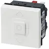 BARRITOS Interrupteur individuel de volets roulants Mosaic 2 modules - blanc