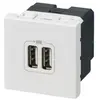 LEGRAND Prise double USB 2400 mA - 2 modules