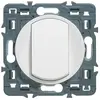 LEGRAND Bouton poussoir Céliane Soft - 6A - Blanc