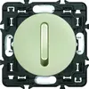 LEGRAND Interrupteur ou va-et-vient doigt étroit Céliane Soft - 10A - Titane