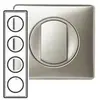 LEGRAND Plaque anodisé pour 4 postes Céliane