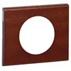 LEGRAND Celiane Plaque de finition 1 poste bois acajou