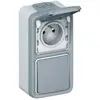LEGRAND Interrupteur Plexo avec prise - 2 phases + terre
