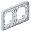Legrand plaque d'encastrement plexo 2 postes horizontal (composable)