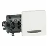 Legrand Poussoir à voyant appareillage saillie composable 6A blanc TU