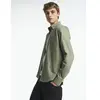 Aigle - Shirt Uni Flannel - Chemise homme Sage Green - S