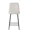 3S. x Home Lot de 4 tabourets de bar Bobby Beige clair