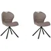 Chaise BURTON coloris taupe
