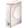 Esselte Boîte à Archive Standard, 100 mm, A4, Boîte Transfert, Carton Ondulé Sans Acide, Lot de 5, Capacité 800 Feuilles, Blanc, 128200