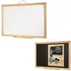 Golo JB BOIS Grand Tableau Mural Double Face 78x54 cm + Ramasse Craie Mixte