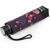 Isotoner - Parapluie Petit Prix Fleurs Aubergine