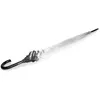 Isotoner - Parapluie cloche transparent liseré PVC/Noir (Decathlon)