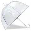 Isotoner Parapluie transparent PVC/Pastel