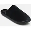 Isotoner Chaussons mules Homme Noir Chevrons