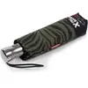 Isotoner - Parapluie X-TRA SOLIDE 28 cm Zèbre Kaki