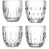 LA ROCHERE Lot de 4 Gobelets Troquet motifs