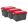 Sundis Malle rang 60l lot de 3 locker noir-rouge ref.4552002