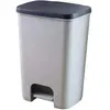 Curver Poubelle à pédale Essentials 20 L Gris clair TU