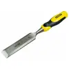 Stanley Ciseau à bois manche bi-matière 35x162mm longueur totale 340mm - - 0-16-891