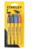 Marqueur à pointe fine multicolore Stanley - 4 pièces