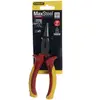 Pince à becs 1/2 ronds longs 160mm STANLEY - 0-84-006 - isolée 1000V