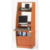 Armoire informatique - style contemporain - décor merisier - L 60 cm