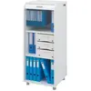 Caisson de bureau à roulettes 47,2 cm - Blanc