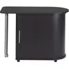 Bureau informatique pivotant 105 cm - Noir