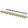 Hager - Peigne d'alimentation horizontal, 13 modules, Phase / N (auto)