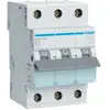 Disjoncteur de protection de circuit - HAGER - C16 A 3 pôles - 16 A - 6 kA - Intérieur