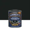 JULIEN Peinture fer extérieur Direct sur rouille HAMMERITE noir satiné 0.75 l