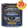Peinture extérieure métal direct sur rouille Hammerite satin noir 2,5L