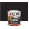 Peinture anti-rouille - JULIEN - Noir satiné - 0.5 L - Finition satinée - Monocouche