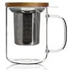 OGO LIVING - Mug infuseur verre simple paroi 450 ml