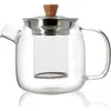 Théière verre et couvercle inox 68 cl Ogo Living