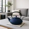 Théière - THEKITCHENETTE - Fuji 7321629 - Fonte - 0,80L - Bleu