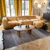Now's Home Tapis en cuir recyclé et coton 150x240cm