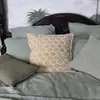 Now's Home Coussin en velours beige 45cm