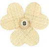 Applique murale en forme de fleur en bambou d45cm